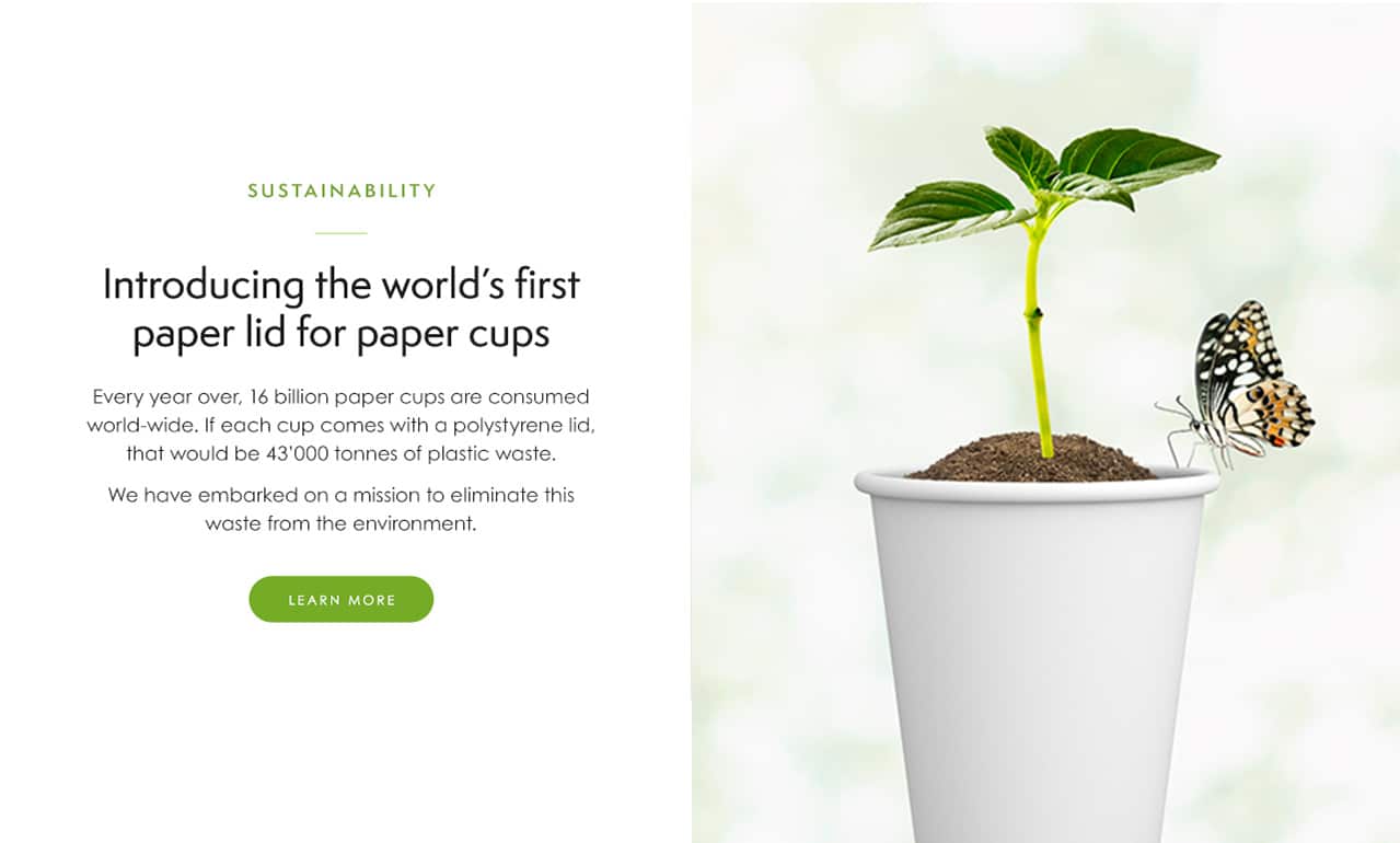 Haso sustainable paper cups